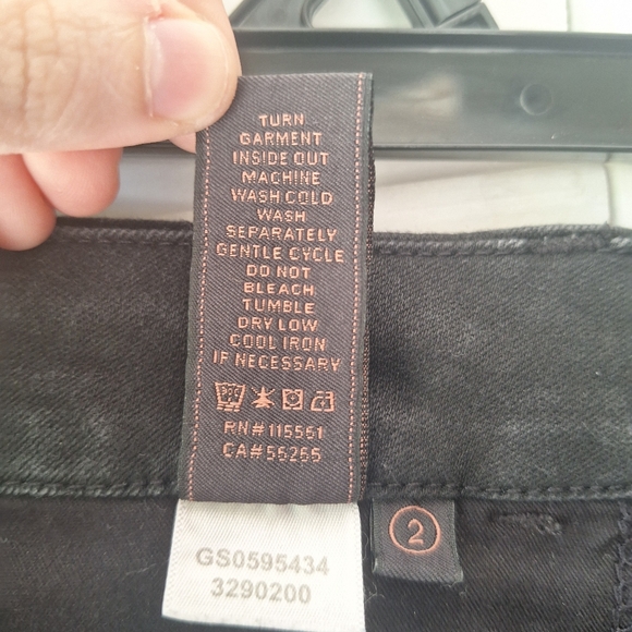 Jen7 by 7 For All Mankind Black Denim Jeans - Picture 10 of 10